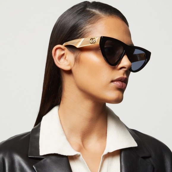 💯 Original New GucciGG CAT EYE SUNGLASSES - GG1333S - Picture 1 of 17